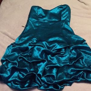 Teal dress